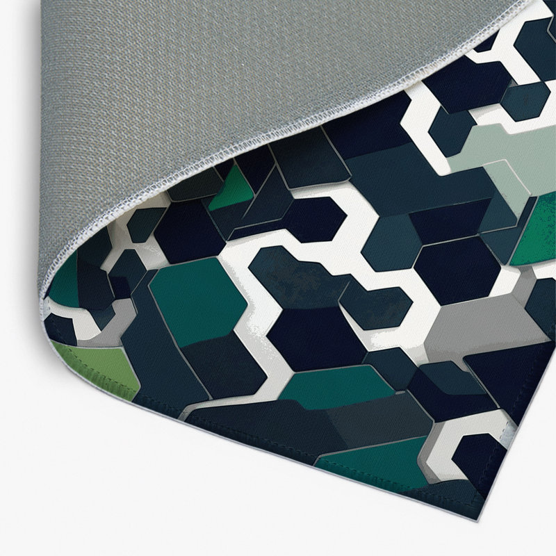 Tapis intérieur et extérieur Spiral Fragment, Rectangle 1 pi 6 po x 2 pi 6 po
