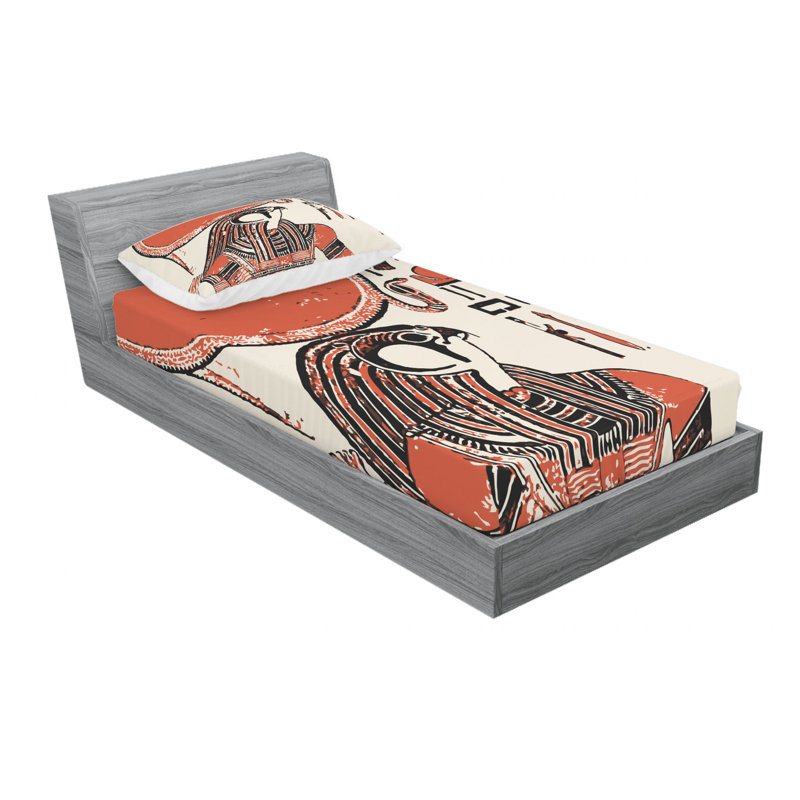 Microfiber Sheet Set, Twin Sheet Set with Fitted Sheet