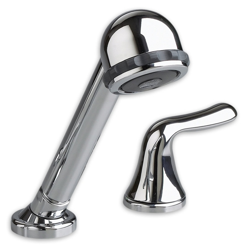 Colony Soft 1 Handle Deck Roman Tub Faucet, Satin Nickel