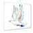 Toile blanche avec cadre photo