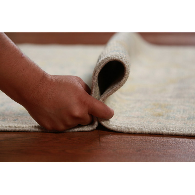 Vegetable Dye Oushak Turkish Runner Rug 3x12