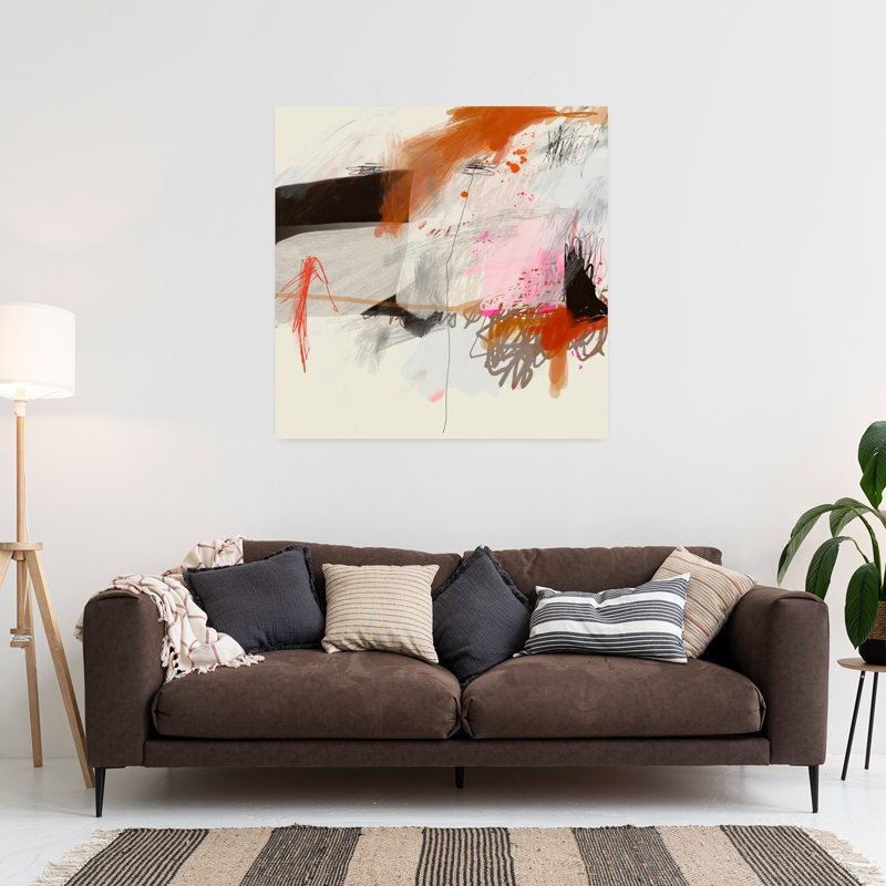 Souhaitez-vous danser? Art contemporain abstrait, H 36 po x l 36 po