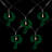 10-Count LED Palm Tree Fairy Lights - Warm White