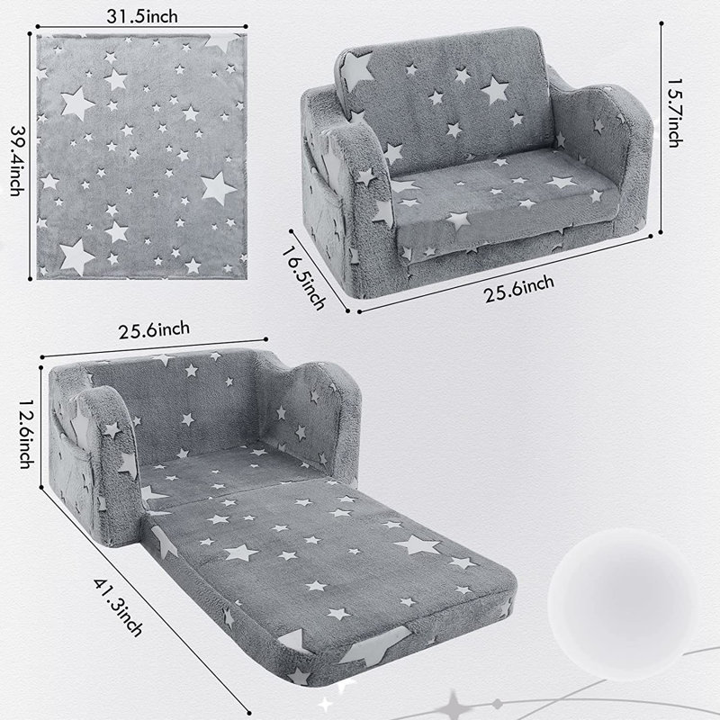 Fauteuil club pliable pour enfants Mirfield