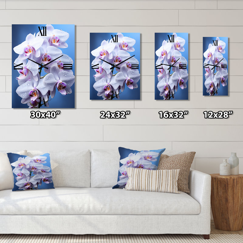 Jernej - Horloges murales florales, Grand