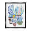 " Patterned Blue Cactus Plants " by Karen Fields-2012701648-2012701649