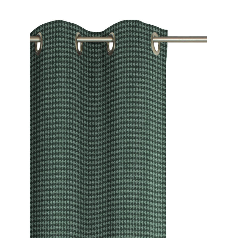 Room Darkening Single Curtain Panel, 175cm H x 132cm W, Dark Green