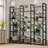 Etagere Bookcase 6 Tiers Triple Wide Industrial Bookshelf Open Display Shelves with Metal Frame for Living Room Home Office-1687657363-1687657362