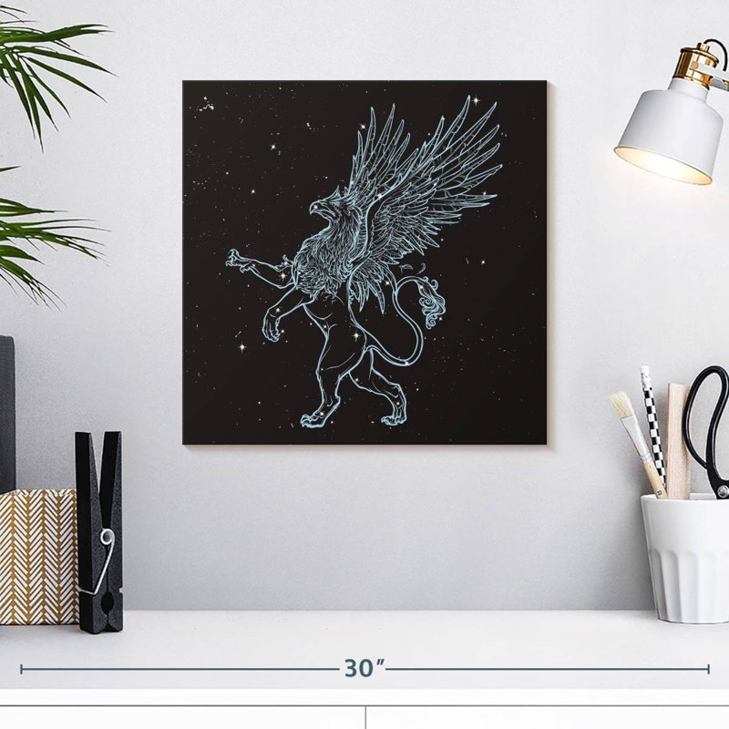 Crowle Gryphon Constellation, 16" H x 16" W