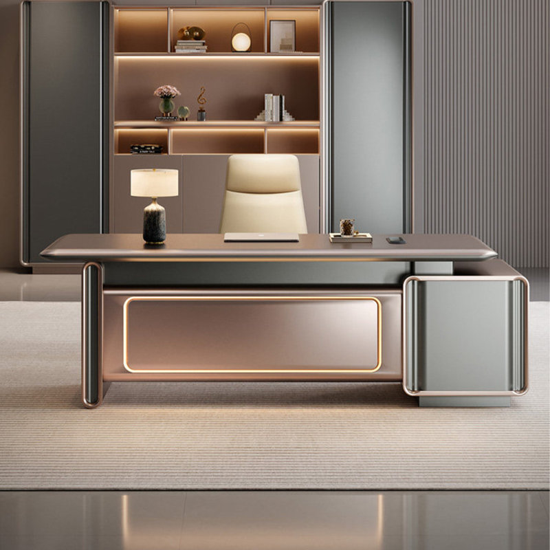 70.87"Simple and modern rectangular executive desk, 29.92" H x 70.87" W x 31.5" D