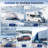 Upgrade 8KW Diesel Heater 12V/24V DC & 110V AC W/ Bluetooth Parking Heaters Space Heaters with Lagre 6L Fuel Tank