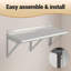 Stainless Steel Wall Mounted Shelving Unit-582635672