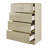 4 DRAWERS CHEST IN GOLD-1050069226