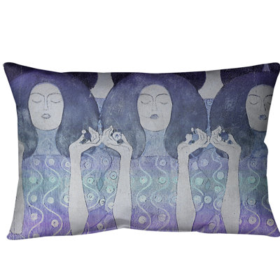 Coussin lombaire de mariés anges