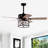 52'' Low Profile Ceiling Fan With Lights