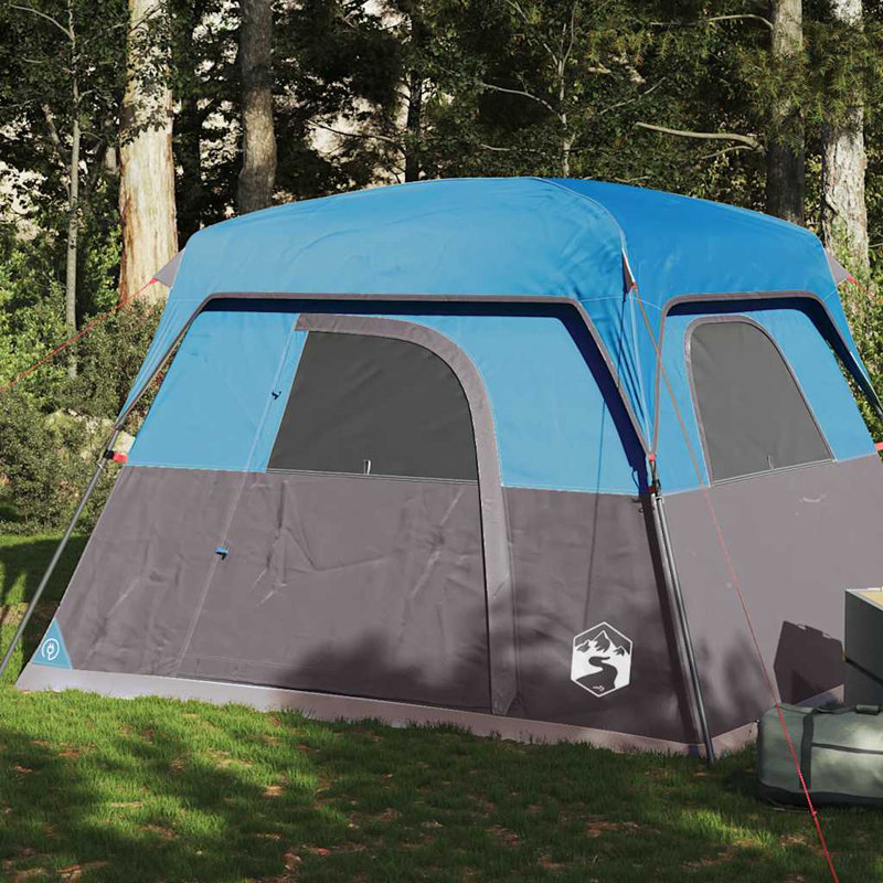 Tente de camping pour 4 personnes Vidaxl, Bleu