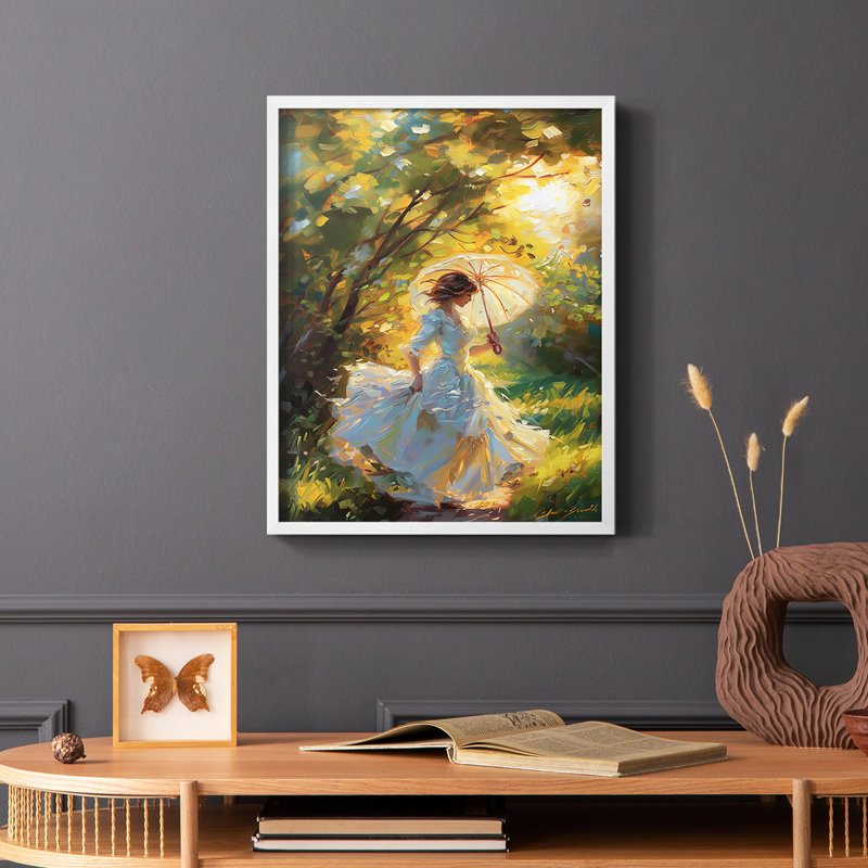 WOMEN-CCL XXXIV - Reproduction encadrée de première qualité, prête à être accrochée, Blanc, H 10 po x l 8 po