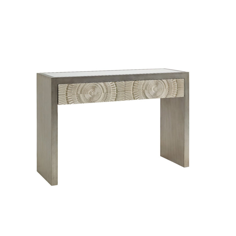 Heywood 120cm Glass Top Console Table