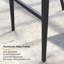 Tabouret de bar avec coussin 29,72 po Brasia-1041086517