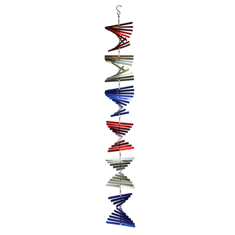 Stacked Shimmer Helix Spinner, Patriot