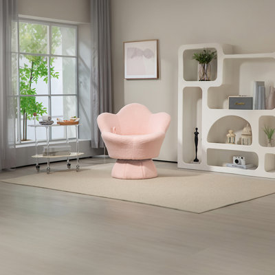 360 Degree Swivel Armchair With Storage Box, High Resilience Foam Seat Cushion