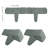 20 Pcs Cobbled Stone Effect Plastic Garden Lawn Border Edging