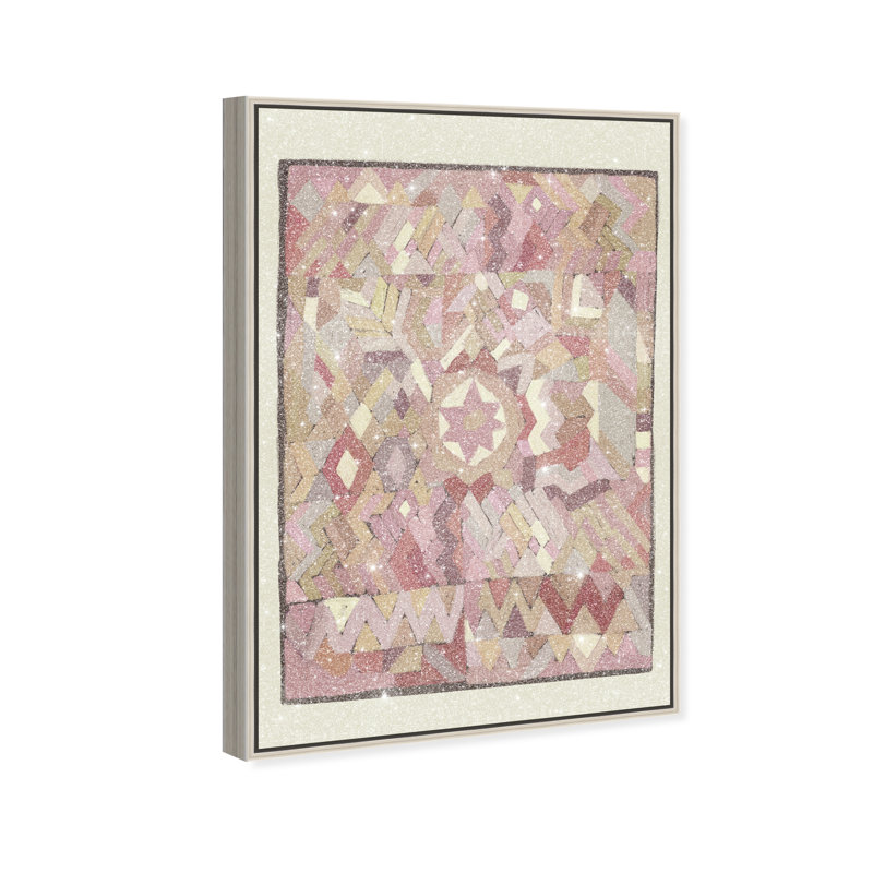 Tapestry Boehme Print by Oliver Gal, 16"H x 11"W, Silver Floater Frame