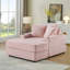 Canapé avec 2 coussins décoratifs et un repose-pieds, Canapé Comfy Sofa-130187455-130187458