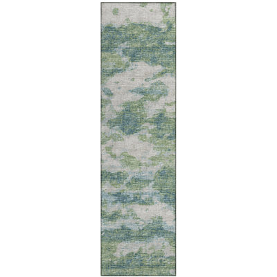 Whittany Washable Abstract Indoor / Outdoor Rug