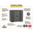 Essential 6X4 Steel Shed Oswego Tea-112511450