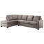 Canapé modulaire en L Alexius, beige (LHF)-620493552-620493549
