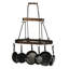 Harmony Handcrafted Hanging Pot Rack