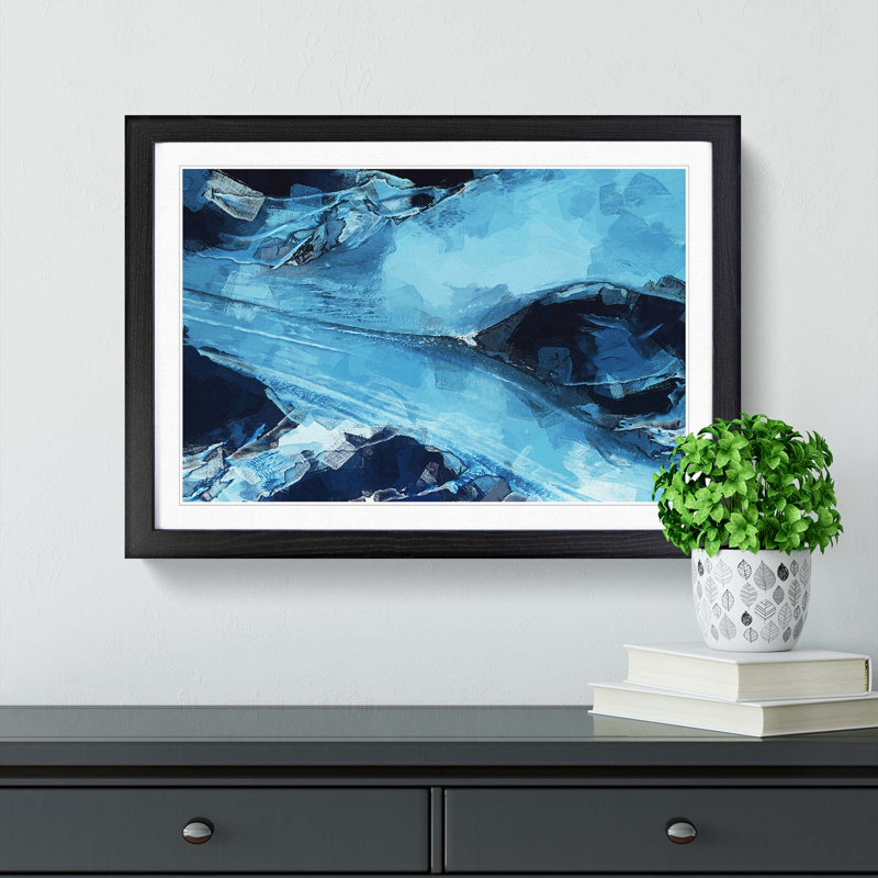 My Kind in Abstract - Framed Print, Black Framed, 62cm H x 87cm W x 2cm D