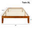 Solid Wood Platform Cherry Bed With Wooden Slats No Box Spring Needed Easy Assembly 12 Inch-1055868541