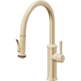 Davoli Pull-Down Kitchen Faucet with Squeeze Sprayer - Low Arc Spout