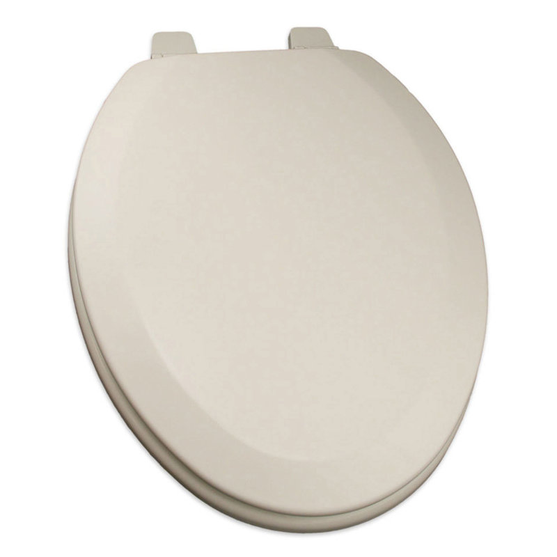 Elongated Toilet Seat and Lid, Biscuit/Linen