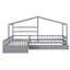 Lit plateforme simple avec trois tiroirs de rangement-1888738548