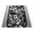 Smoked Glass Metal Rectangle Fire Pit-1736326145