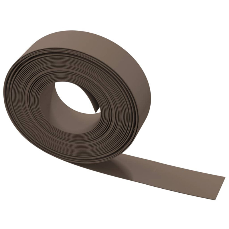 Artsiom 100 cm W Lawn Edging Fencing, Brown, 15cm H x 100cm W