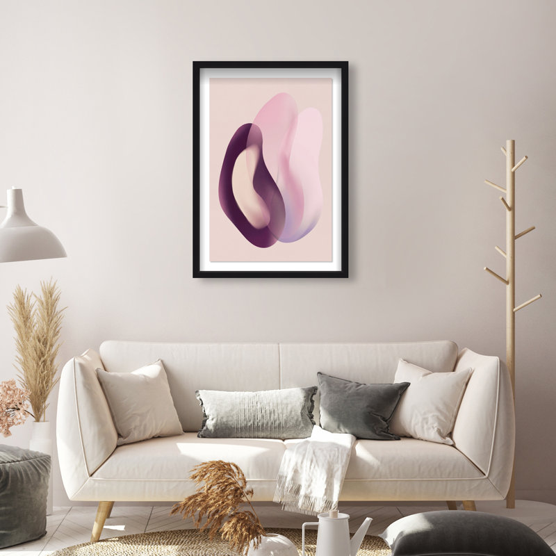 Soft Love Print by Oliver Gal, 16.5"H x 11.5"W, Black Shadowbox