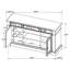 Desserte rectangulaire 2 portes Falih