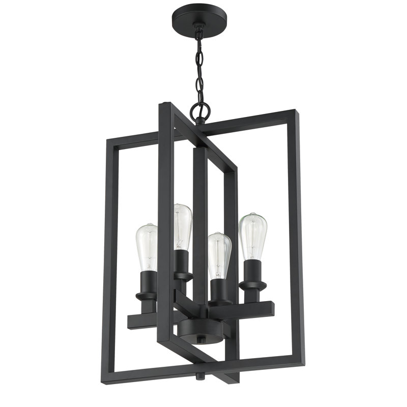 Tereza 4 - Light Lantern Pendant, Flat Black