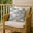 Brushstroke Outdoor Square Pillow Cover & Insert-2000125577