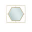 Love Joy Bliss Flat Metal Beveled Wall Mirror