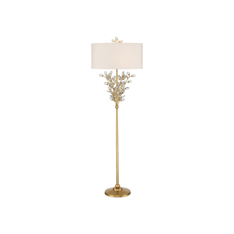 Forget-Me-Not Floor Lamp, Gold