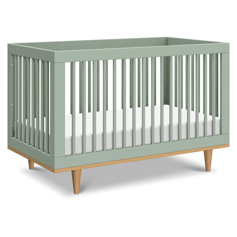 Lit de bébé convertible 3-en-1 Marley, Sauge clair, Crib