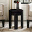 Ensemble de 2 tables d'appoint gigognes noires