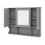 Modern Design With Mirror And Open Shelves-9611298