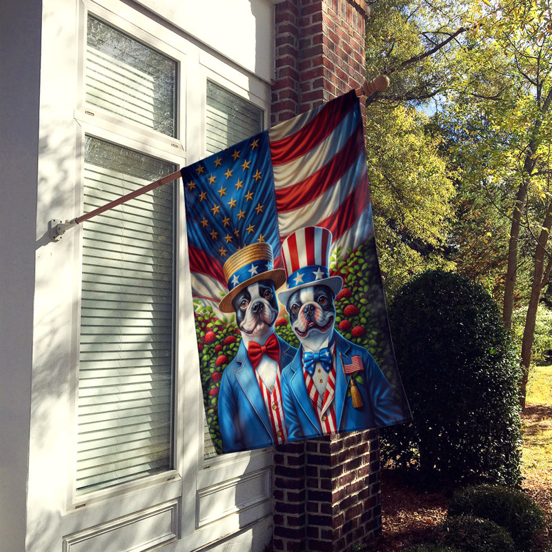 Drapeau «All American House», Boston-terrier