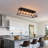 Metal Flush Mount Rectangular Ceiling Light-493704978-483254896-483254903